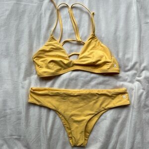 Hurley yellow bikini